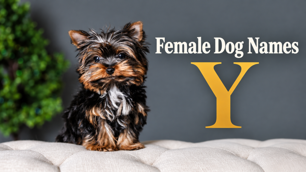 Female Dog Names Y