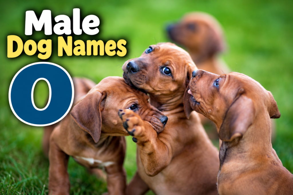 Male Dog Names O