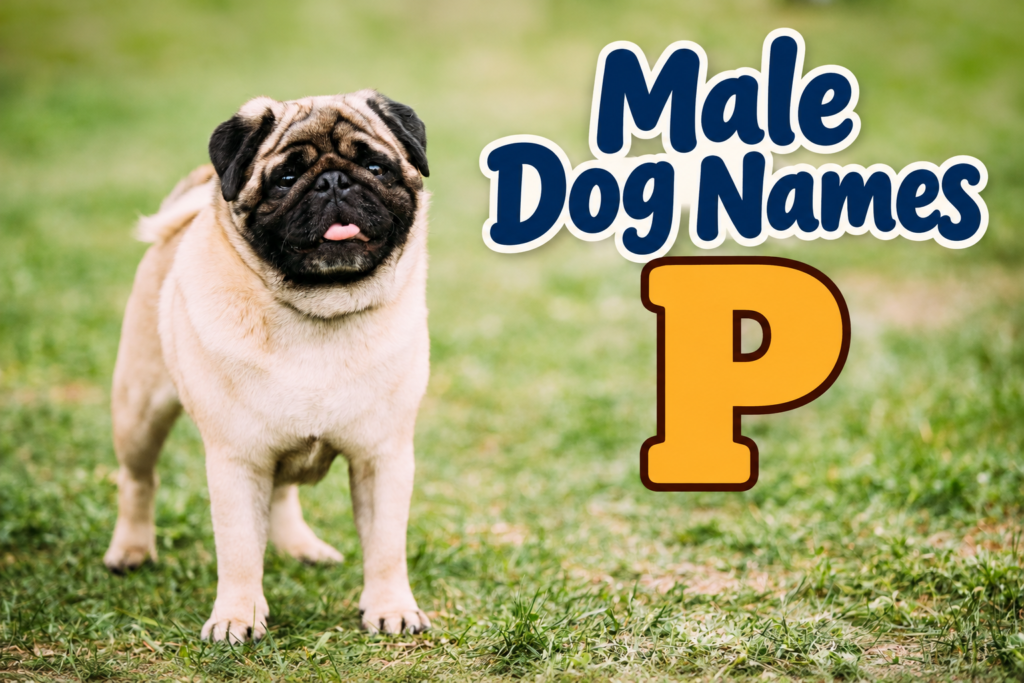 Male Dog Names P