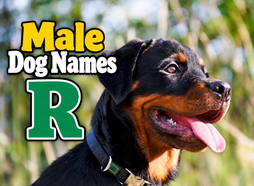 Male Dog Names That Start With R