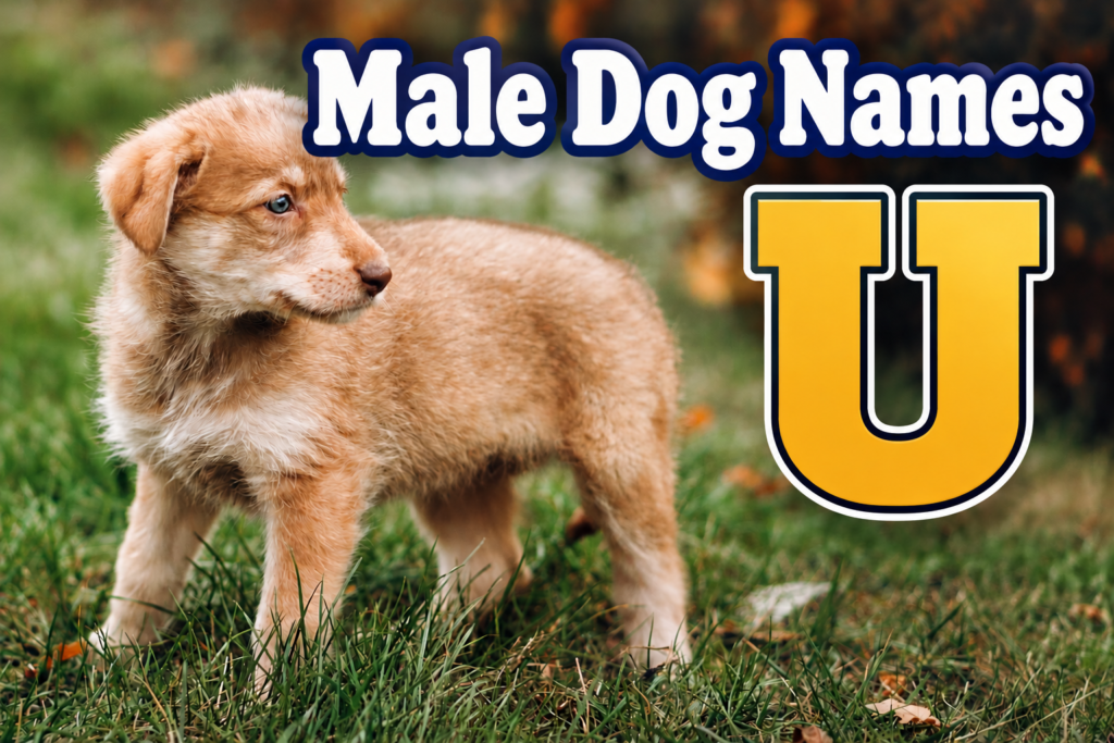 Male Dog Names U