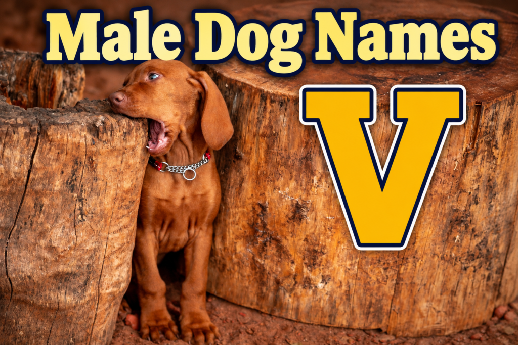 Male Dog Names V
