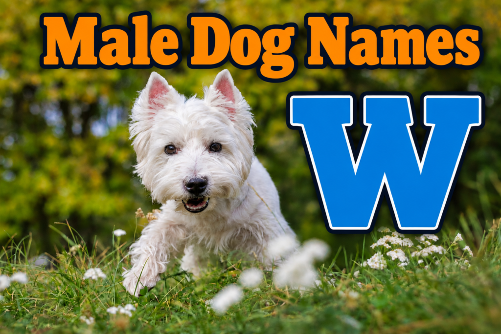 Male Dog Names W